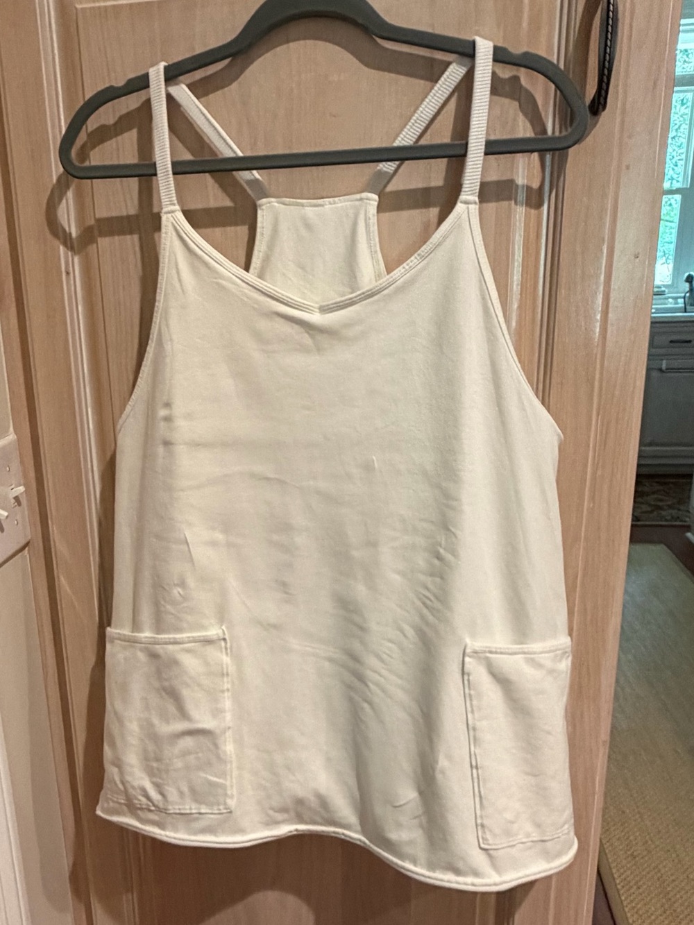 FP Movement by Free People Cream Pocket Camisole Tank